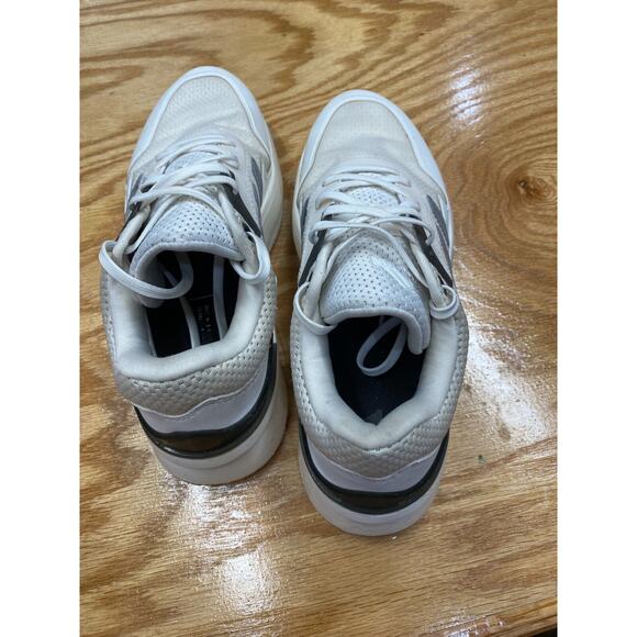 Adidas Cloudfoam Sneaker Women's 6.5 White Lace Up Running Shoes HWA 1Y3001 S25 - Picture 5 of 8